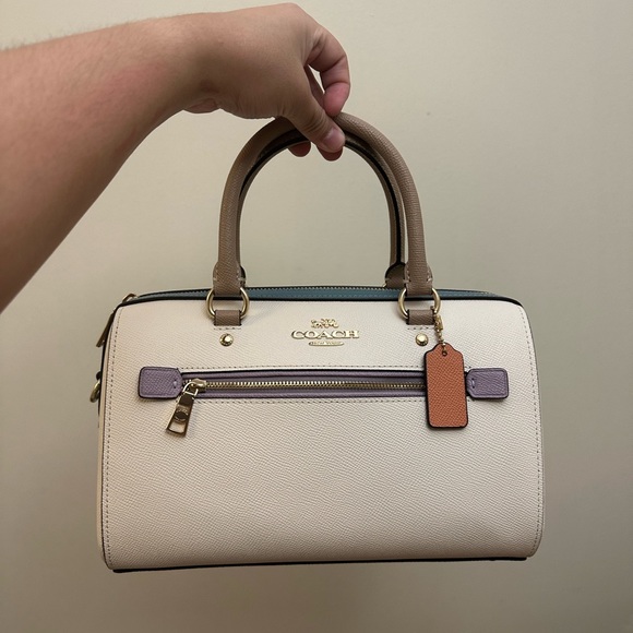 Coach Rowan Satchel Colorblock - Picture 2 of 4